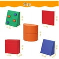 thumbnail image 5 of Climb and Crawl Activity Playset,Soft Lightweight Foam Climbing Blocks for Climbing, Crawling and Sliding,Indoor Baby Crawling Foam Blocks for Toddlers and Preschoolers 4-Piece, 5 of 8