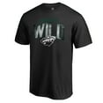 thumbnail image 2 of Men's Black Minnesota Wild Arch Smoke T-Shirt, 2 of 3