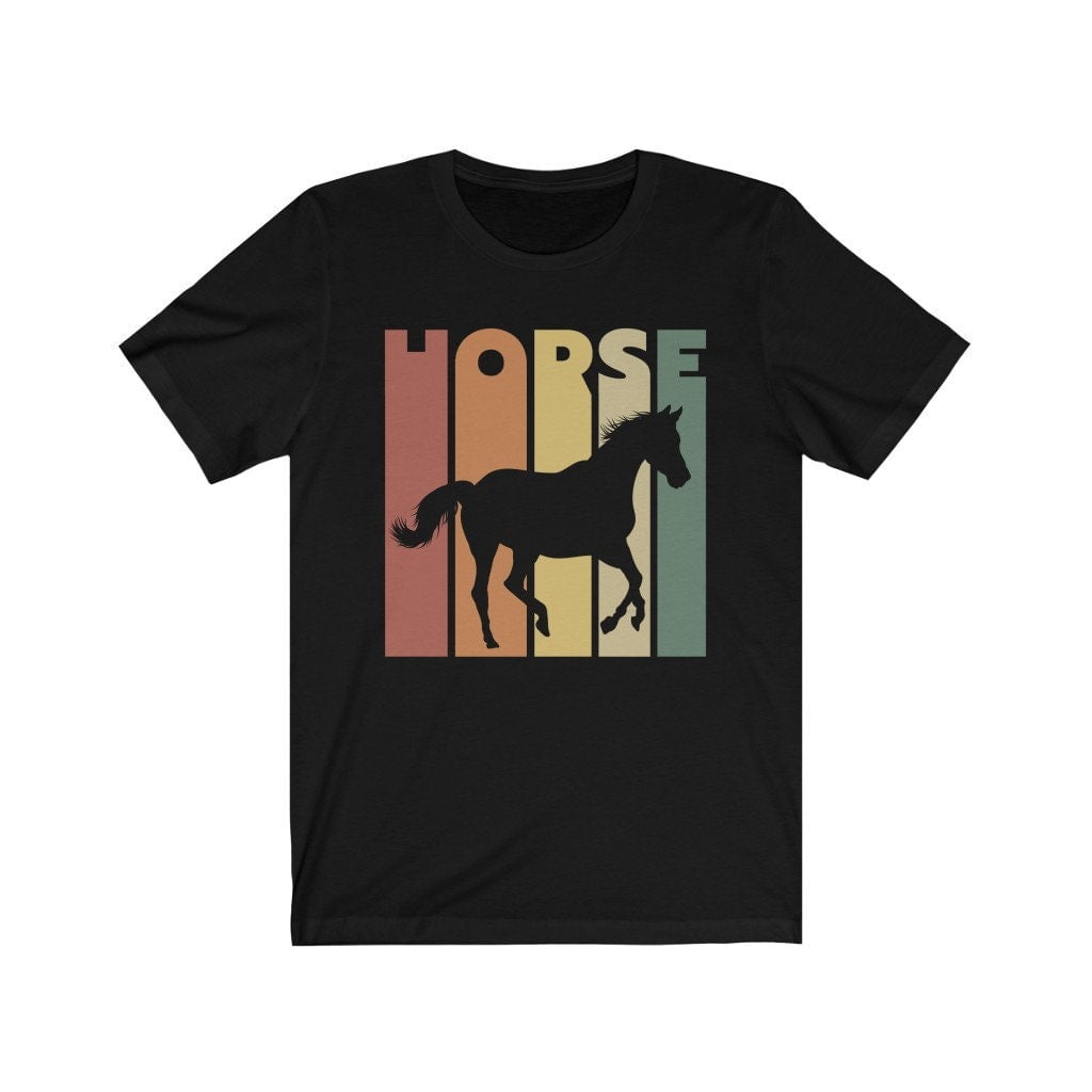 Retro Horse T-Shirt, Equestrian Gift, Country Western Shirt
