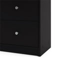 thumbnail image 5 of Home Square 2 Piece Bedroom Set with 6-Drawer Double Dresser and 1-Drawer Nightstand in Black, 5 of 17