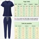 thumbnail image 2 of Médicas Ropa De Trabajo Médico Pijamas Uniforme Quirúrgico, 2 of 8