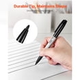 thumbnail image 3 of Fine Point Permanent Markers,36 Pack Black Ink Markers,Quick Dry&Waterproof for Plastic,Metal,Paper,and Crafts, 3 of 12