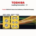 thumbnail image 2 of Battery Toshiba CR2016 3V Lithium Coin Cell 6-Pack, 2 of 4