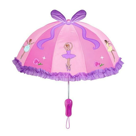 UMB-BALLET 100 Percent Nylon Pink Ballet Umbrella