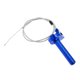 thumbnail image 1 of Agarre de Acelerador de 22mm Unique Bargains con 1 Cable de Acelerador Blanco de 120cm, Agarre de Acelerador de Motocicleta de Aleación de Aluminio CNC para Manillar de 7/8" 22mm Azul, 1 of 6