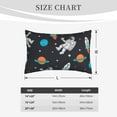 thumbnail image 6 of Balery Space Pillow Covers,Bed Pilowcases,Reversible Plush Throw Pillow Covers End Pillow Encasement,Pillow Case - 20"X30", 6 of 9