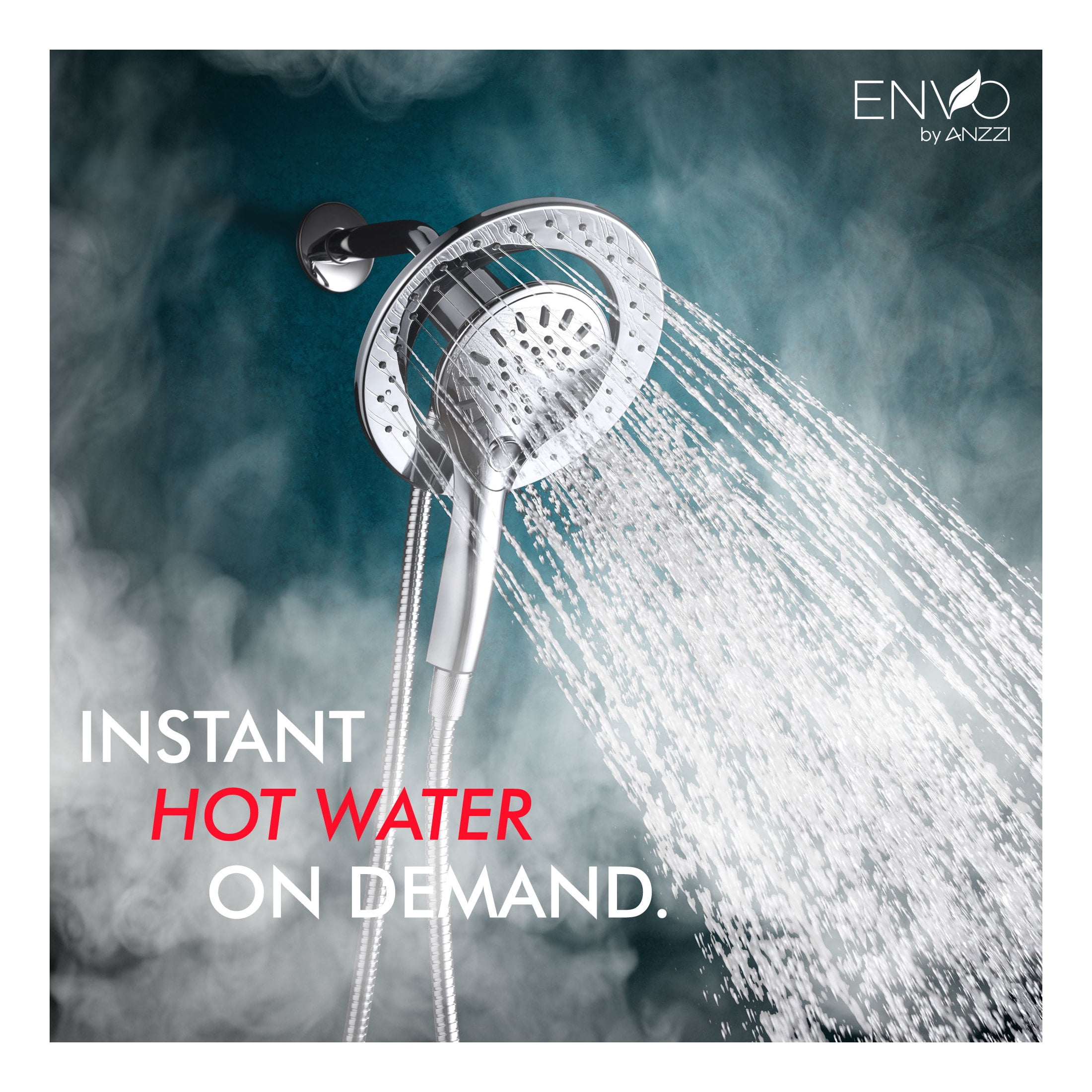 ANZZI Tankless Electric Water Heater Atami 27 kW High-Flow Instant Hot Water Heating System