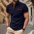 thumbnail image 2 of Mens Casual Shirts Short Sleeve Button Golf Slim Fit Shirt with Pocket & Collar Spring Summer Stylish Tops, 2 of 5