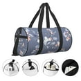 thumbnail image 5 of Bingfone Watercolor Flowers Butterfly Print Gym Duffle Backpack for Men Women,Travel Weekender Carry-On Bags with Detachable Back Pack Straps for Traveling Overnight Climb Sports, 5 of 8