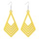 thumbnail image 4 of Ganfancp Breve y de Moda de Madera Hueco Geométrico Pendientes Pendientes Pendientes Nuevo Europeo y Madera Pendientes Rebajas Hoy Liquidación 1* Amuleto, 4 of 4