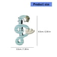 thumbnail image 5 of Stylish Star Music Note Wing Hairpin NonSlip Grip Acrylic Hair Clip Side Hair Barrette For Women Teens Special Event, 5 of 16