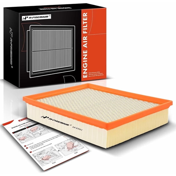 A-Premium Engine Air Filter Compatible with Selected Cadillac, Chevrolet & GMC Models - Silverado, Sierra, Avalanche, Suburban, Tahoe, Yukon, Escalade & More
