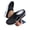 Black, variant on Women’s Breathable Mesh Backless Sneakers, Wedge Heel Slip-On Sandals, Comfortable Casual Slides for Indoor & Outdoor Light Gray 41