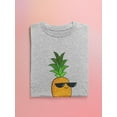thumbnail image 3 of Buon Ferragosto Cool Ananas T-Shirt Juniors -Image by Shutterstock,  Large, 3 of 4