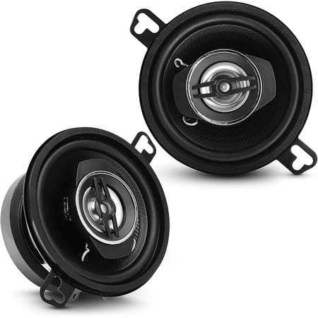 Pyle 2-Way Universal Car Stereo Speakers - 120W 3.5 Inch Coaxial Loud Pro Audio Car Speaker (black)