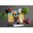 thumbnail image 3 of Scottish Terrier Hippie Dawg Glass Cutting Board Large 12 in x 15 in, 3 of 5