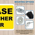 thumbnail image 3 of ADA CENTRAL SIGNS - OSHA Warning Please Use Other Door Sign - ADA Compliant Digitally Printed Text Wall Sign - Fire Safety Evacuation Signs for Warehouse, Work Site Black on Yellow - Aluminum 10”x7”, 3 of 7