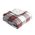 thumbnail image 3 of Mainstays 3-Piece Adult Quilt Set, Red Tartain Plaid, Full,Queen, 3 of 6