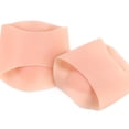 thumbnail image 4 of Silicone Arch Support Men Women Portable Soft Elastic Shock Absorption Arch Sleeve for Plantar Fasciitis Skin Color, 4 of 5