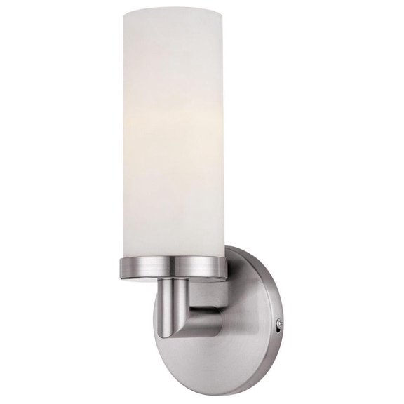 Access Lighting 20441LEDDLP-BS/OPL Aqueous Wall Sconce, Brushed Steel 12.00x4x4.75