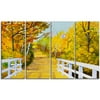 DESIGN ART Designart - Parkland Trails - 4 Panels Photography Canvas Art Print