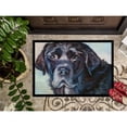 thumbnail image 3 of Carolines Treasures 7419MAT Black Labrador Face Doormat 18x27 27"L x 18"W multicolor, 3 of 4