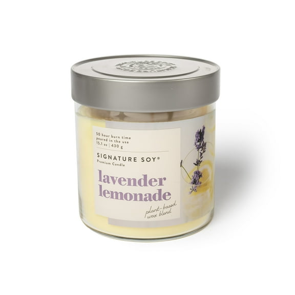 Signature Soy Signature Soy Lidded Lavender Lemonade Scented Candle