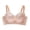 Pink, variant on Qingpeng Flower Lace Everyday Bra for Women Full Coverage Wireless Push Up Bra with Adjustable Straps No Underwire Comfort Breathable V Neck Bralettes with Support