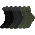thumbnail image 1 of KAIYANG Calcetines térmicos para mujer - 6 pares de calcetines gruesos para mujer. Calcetines de nieve de terciopelo cálidos y acogedores, 1 of 4
