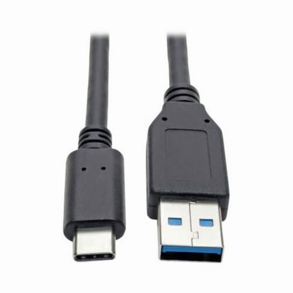 6 ft. USB C to USB A Cable USB 3.1 Gen 1 Male to Male - Black