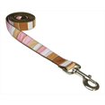 thumbnail image 1 of STRIPE-BROWN-MULTI2-L 4 ft. Stripe Dog Leash, Brown - Small, 1 of 1