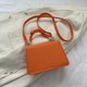thumbnail image 5 of Bolsa De Hombro Bolsos de mujer Moda Cocodrilo Patrón Tote Purse Crossbody Bag (Naranja), 5 of 6