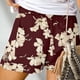thumbnail image 4 of Pantalones cortos Augper informales con cordón para mujer, de verano, con cintura elástica y bolsillos, 4 of 4