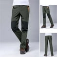 thumbnail image 1 of Men‘s Insulated Bib Overalls Solid Color Pocket Trousers Waterproof Snow Pants, 1 of 7