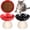 Red Black, variant on TJOUL 2 Pcs Elevated Ceramic Cat Bowls Whisker Friendly Raised Cat Food and Water Dishes Wide Feeding Bowls for Flat Faced Kittens Raised Pet Dishes for Easy Feeding(Red Black)