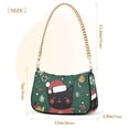 thumbnail image 3 of FORMRS Womens Shoulder Bag with Chain Strap Clutch Purse Cute Tote Handbag, Christmas Cat, 3 of 7