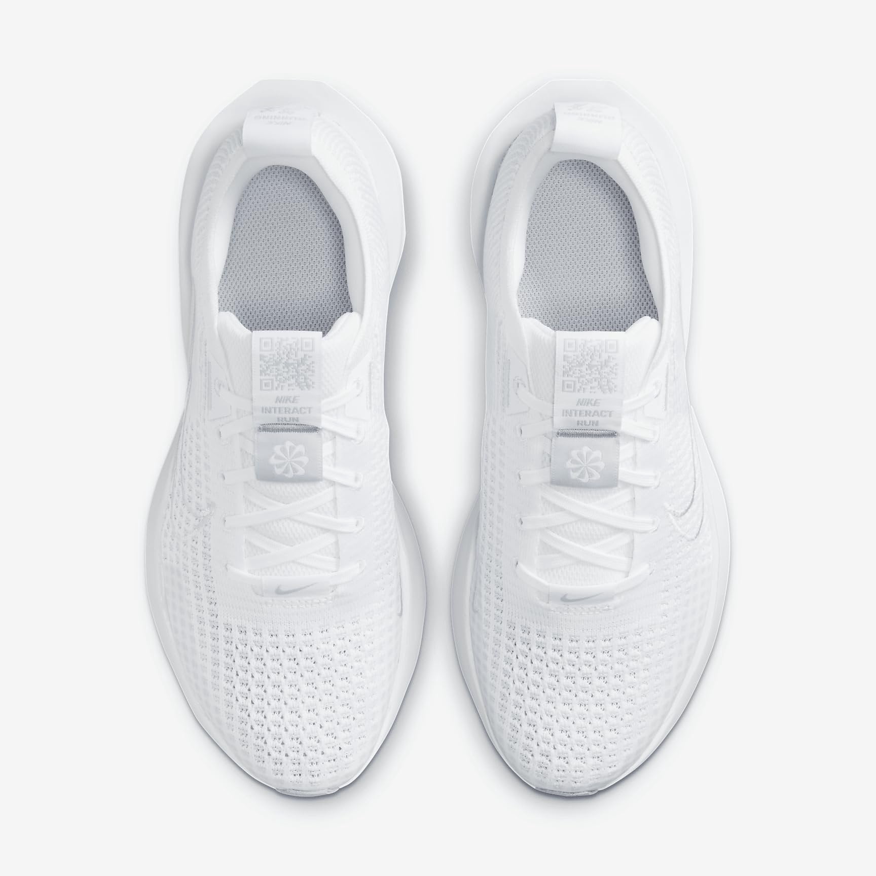 Nike Women's Interact Road Running Shoes Sneaker, White/Pure Platinum-Wolf Grey, 9.5