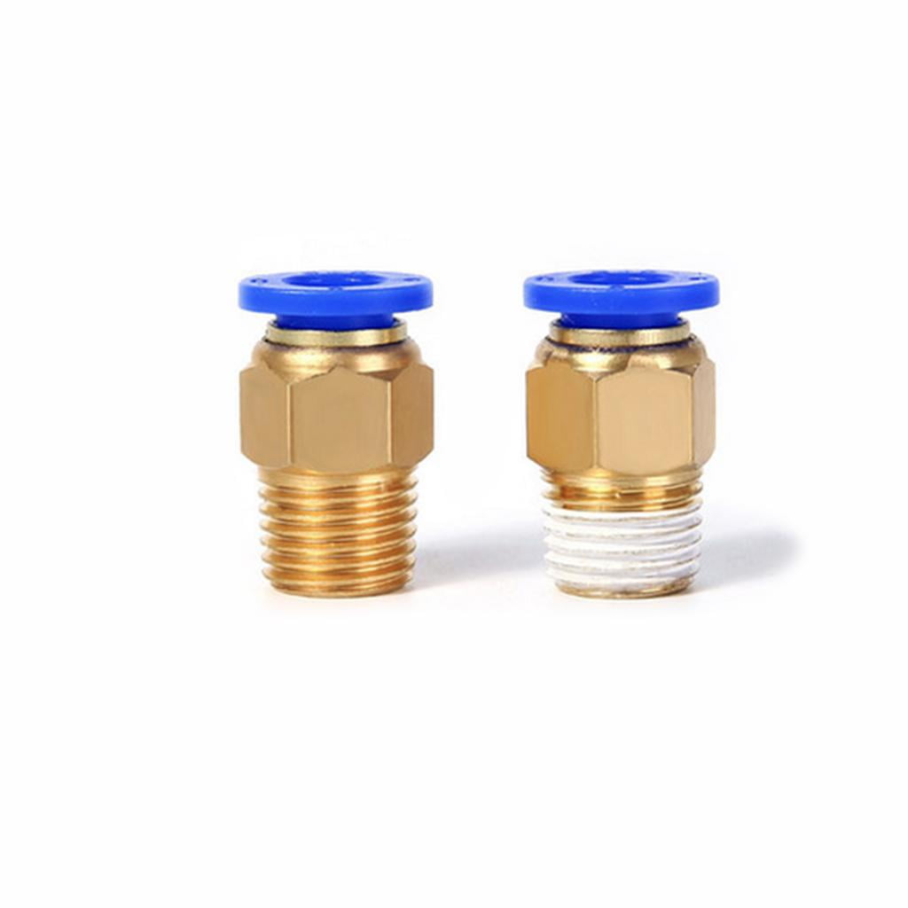 Brass Barbed Pneumatic Tracheal Joint Male Female Thread Fitting Connector Joint 