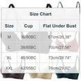 thumbnail image 4 of HVOBTTY Women's Daily Bra Soft Molded Cup Underwire Basic Casual Bra for Daily Wear Gray, 38/85BC, 4 of 5