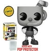 Funko Pop! Games: Cuphead - Cuphead Black and White Chase Variant Limited Edition Vinyl Figure (Bundled with Pop Box Protector Case)