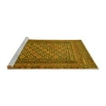 thumbnail image 2 of Ahgly Company Machine Washable Indoor Rectangle Southwestern Yellow Country Area Rugs, 8' x 10', 2 of 4