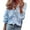 Autre, variante sur LUXUR Blouse à Manches Longues pour Femmes, Tunique de Travail Cousue, Lettres, TG
