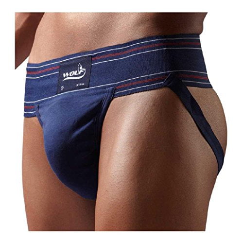 Details about   OMTEX Jockstrap Cotton Supporter Cup Pocket for Mens Wolf NAVY XXL. 