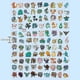 thumbnail image 2 of 100Pcs Kawaii Anime Stickers Cute Cartoon Stickers for Suitcase Skateboard Laptop Computer Water Bottles Car Teens Boys Girls Decal Waterproof Sticker, 2 of 4