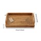 thumbnail image 3 of Serving Tray Rectangular Non-Slip Tray with Handle, Rattan (Natural, 37x26x3.5cm), 3 of 4