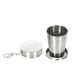 thumbnail image 1 of Copa de boca de acero inoxidable, copa de agua plegable para viajes al aire libre, copa telescópica portátil, copa de vino de Metal Wmkox8yii jkg6119, 1 of 9