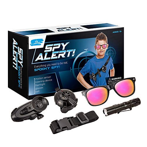 Kid Labsters Spy Alert Kit Pro Detective Spying Gadget W Hearing Detector Pretend Secret Agent Crime Catcher Tool Toy Set For Kids Undercover Mission Adventure Walmart Com Walmart Com - secret agent shades roblox