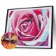 thumbnail image 2 of Full Crystal Round Drill Diamond Painting 5D Pink Flower Kit Póster (KA285) Tmvgtek Oficina Multiescena Multifunción, 2 of 9