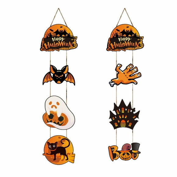 witspace Halloween Decorations, Halloween Front Porch Banner for Front Door Outside Yard Garland Party Supplies Halloween Door Decor Halloween Porch Decorations Halloween Decor