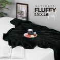 thumbnail image 3 of Manta Utopia Ropa de Cama Sherpa Reversible 152x203 cm Negro, 3 of 8